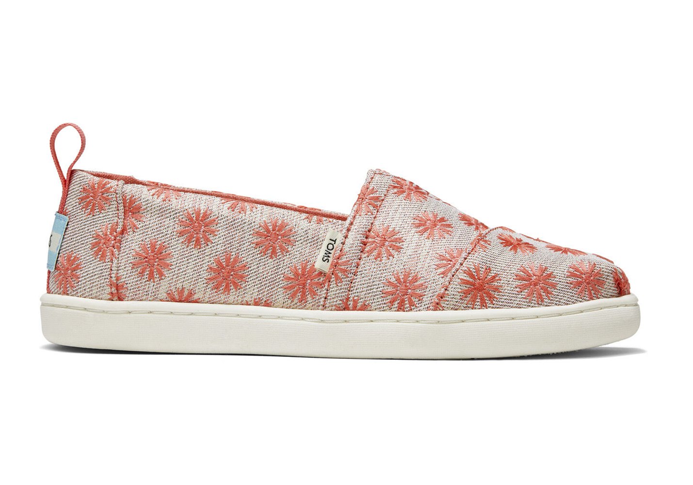 Toms Espadryle Dziecięce Pomarańczowe - Alpargata Youth Glimmer - 59HJAPFGR